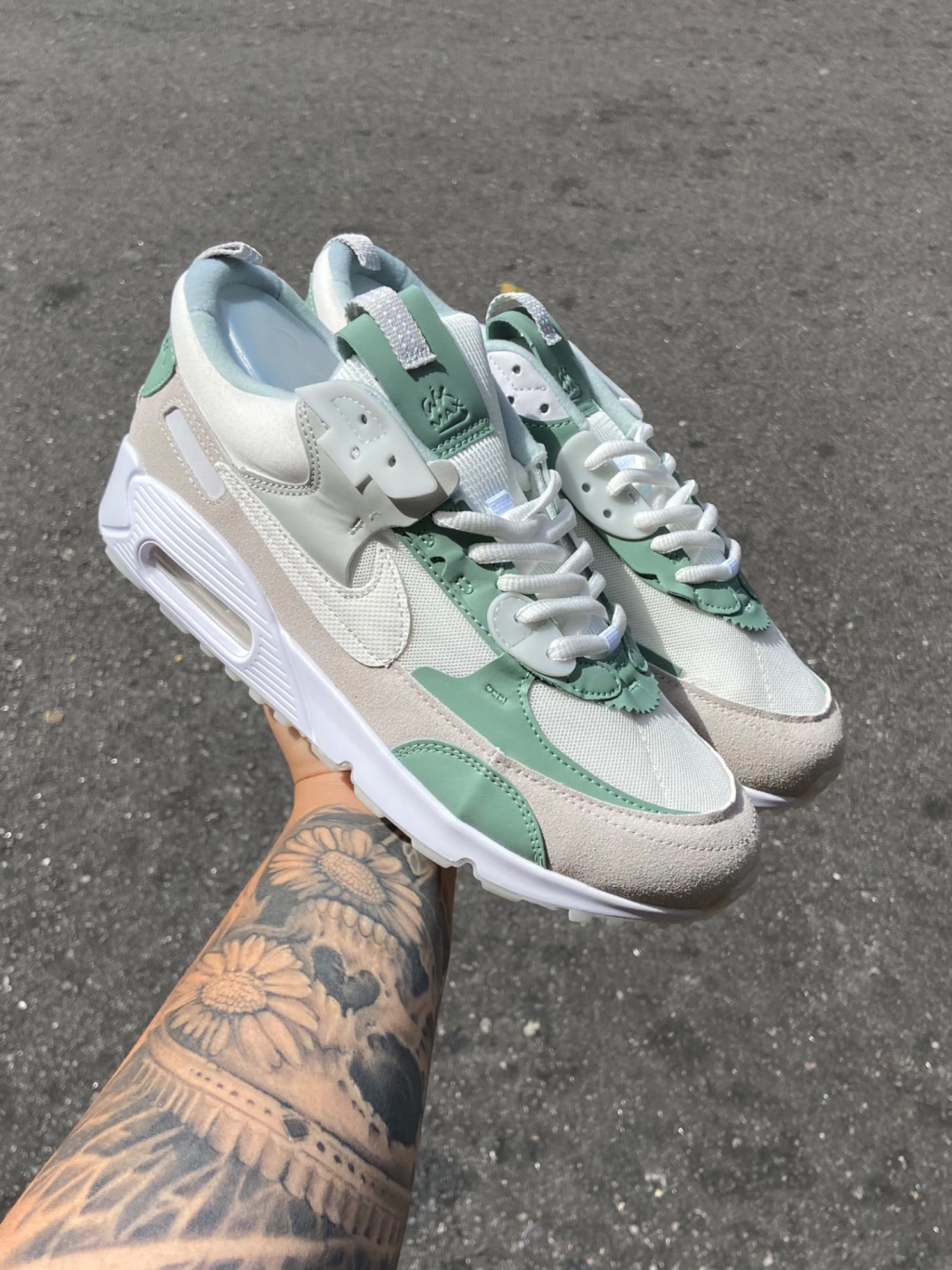 Nike air fashion max 90 feminino verde agua