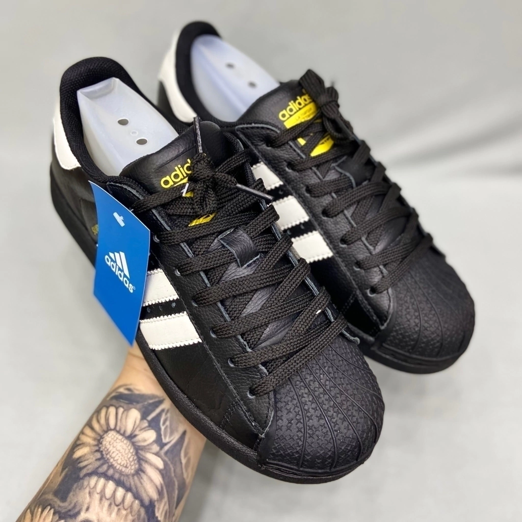 Tenis Adidas Super Star Preto Gripho Shoes