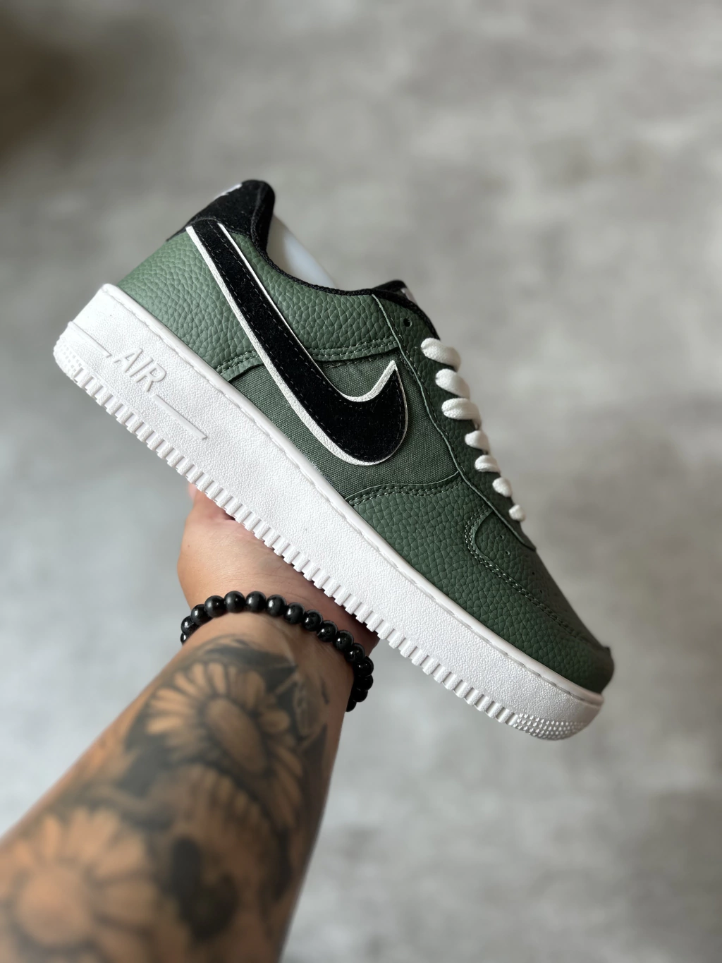 Tenis Nike Air Force Verde Escuro Gripho Shoes